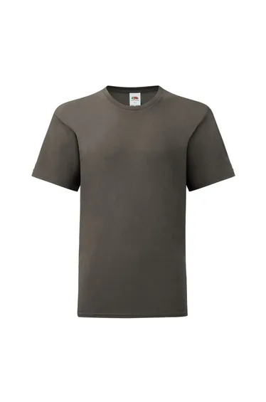 Fruit of the Loom Childrens/Kids Iconic 150 T-Shirt - Light Graphite