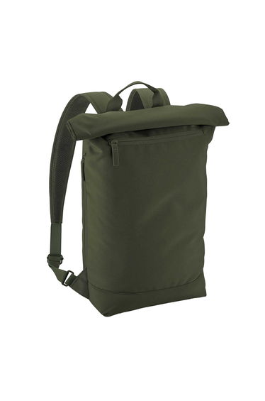 Bagbase Simplicity Lite Roll Top Backpack - Pine Green