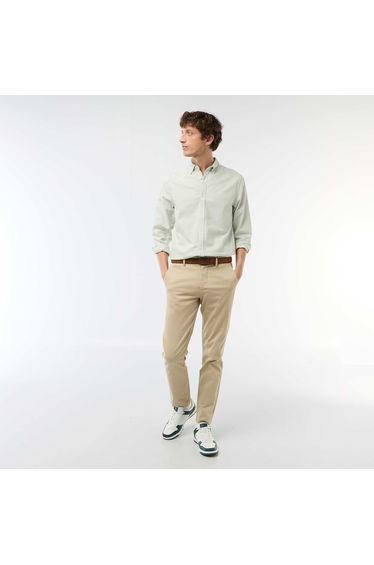 Twill Chino Trousers BEIGE