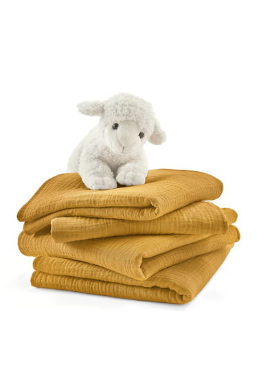 Pack of 4 Kumla Muslin Squares (Large)