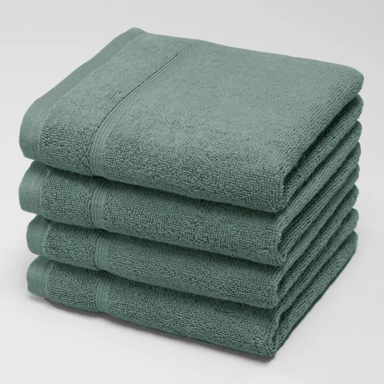 Set of 4 Zavara 100% Cotton Terry Guest Towels - 2