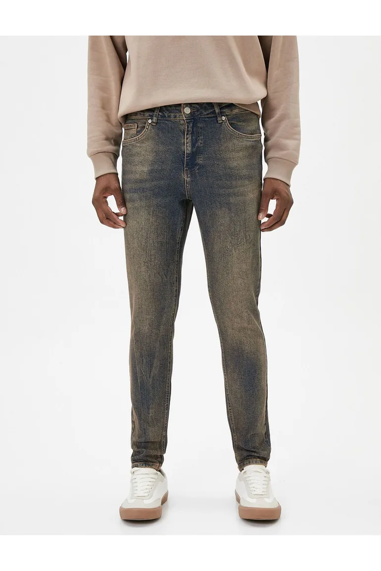Skinny Fit Washable Jeans - Michael Jean - 2