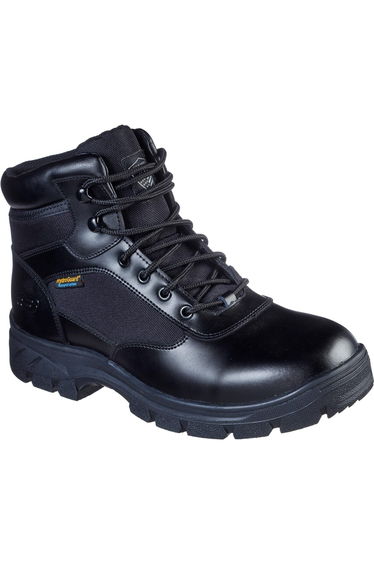 Skechers Mens Wascana Benen Leather Safety Boots - Black