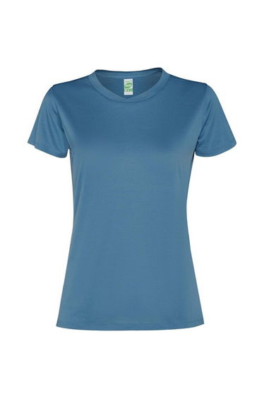 Roly Womens/Ladies Slam Short-Sleeved Sports T-Shirt - Storm Blue