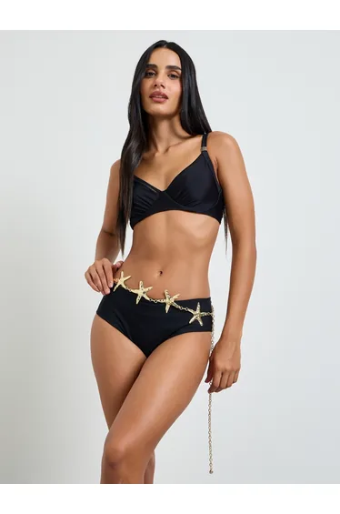 Gold-Tone Starfish Chain Belt