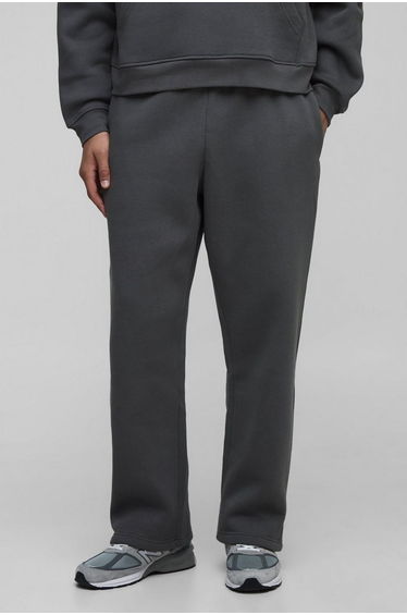 Basic Straight Leg Jogger - charcoal