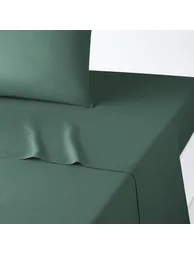 شرشف سرير قطن سادة - 3
