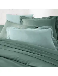شرشف سرير قطن سادة - 2