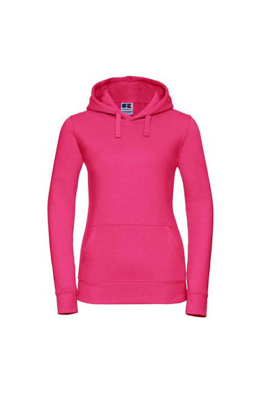 Russell Womens/Ladies Authentic Hoodie - Fuchsia