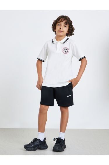 Teen Boys Slogan Print Shorts