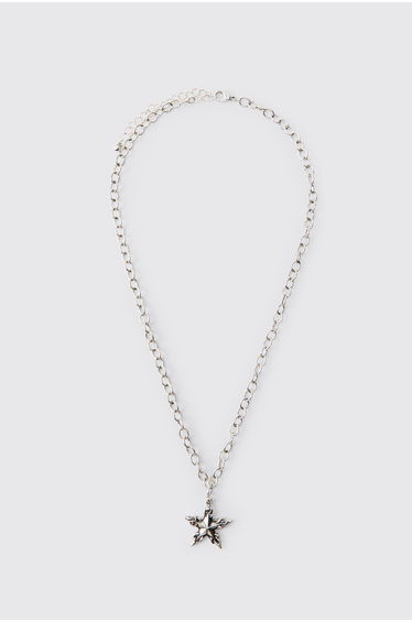 Star Pendent Necklace - silver