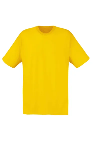 Fruit Of The Loom Mens Screen Stars Original Full Cut Short Sleeve T-Shirt - Sunflower