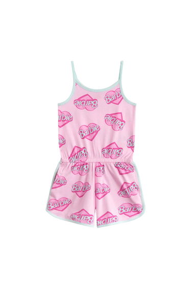Barbie Girls Logo Sleeveless Playsuit - Pink