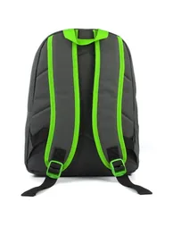 Minecraft Pixel Creeper Backpack - Grey/Green - 1