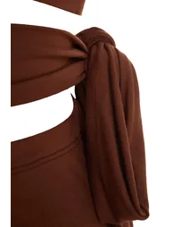 Two-Piece Set - Brown - Fitted - 6