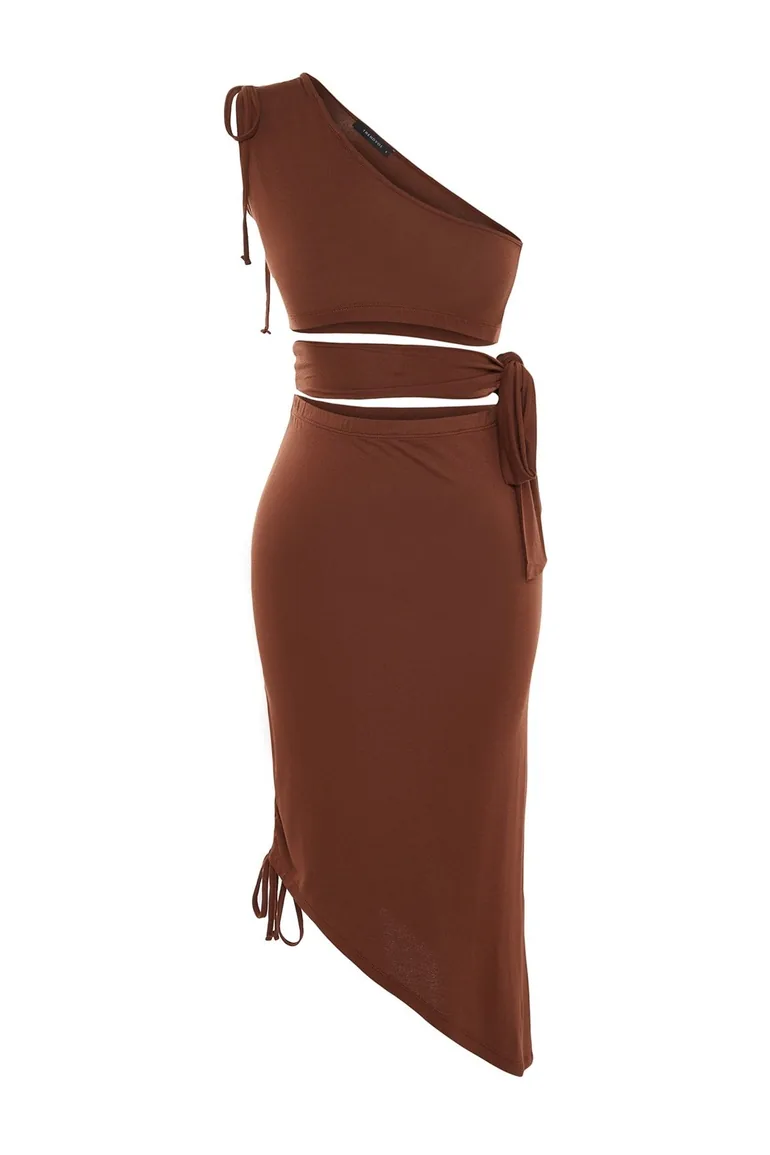 Two-Piece Set - Brown - Fitted - 5