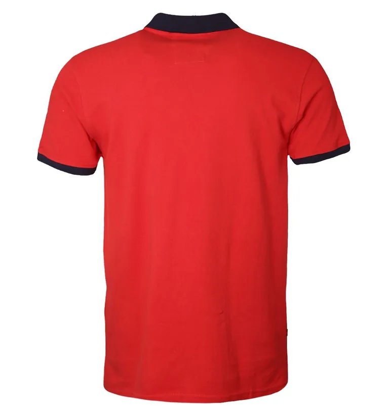 Men's Luke 1977 Bobbys Goal Polo Shirt in Red - 1
