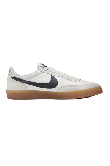 Nike Womens/Ladies Leather Flat Trainers - White/Grey/Gum