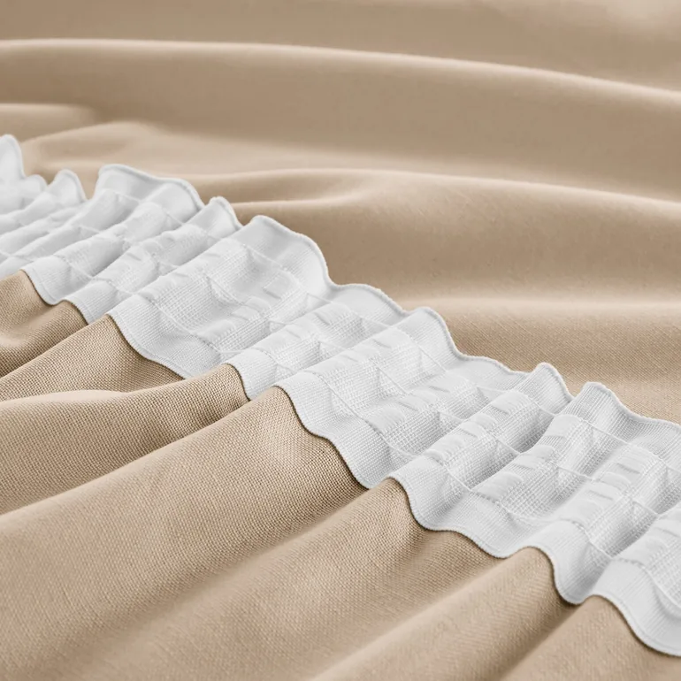 ستارة مفردة قطن مزموم - 4