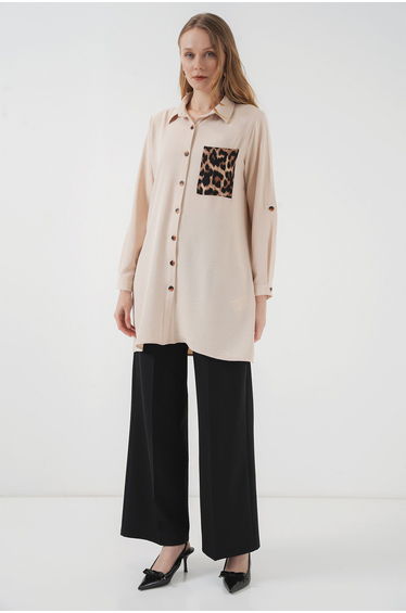 Pocket Detail Shirt Tunic