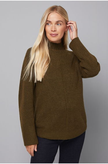 Petite Curved Hem Cosy Jumper