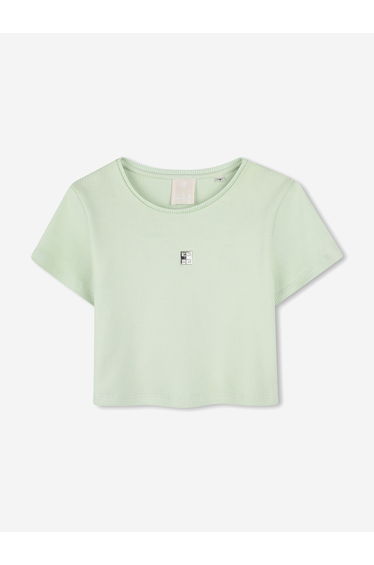 Girls Logo T-Shirt in Green