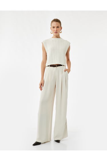 Cable Knit Vest