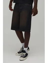 شورت   بوهو مان كحلي بقصة عريضة