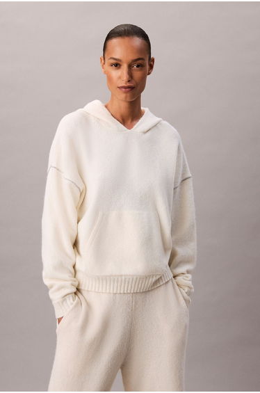 Plush Plush Hoodie. Ivory