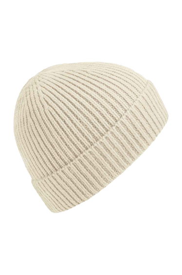 Beechfield Engineered Knit Ribbed Beanie - Oatmeal