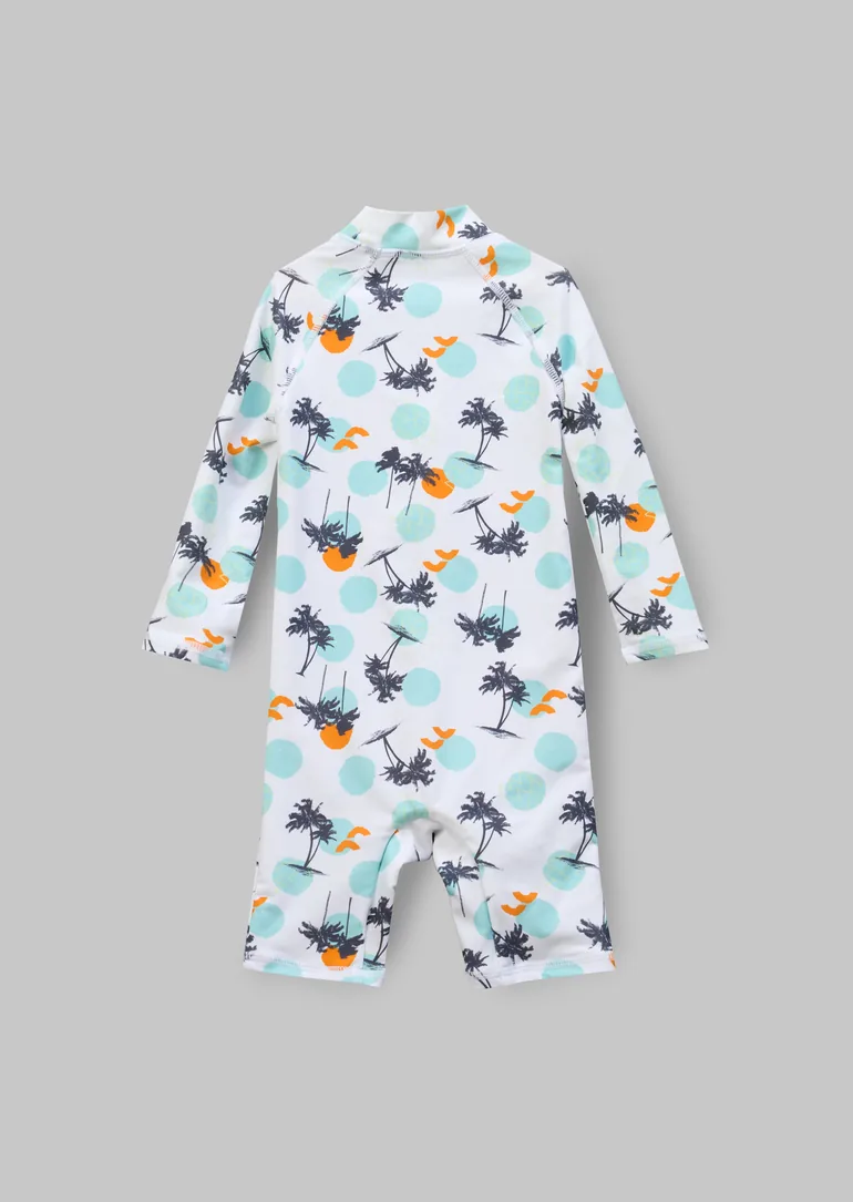 Brody Multi Sunsafe Print Toddler Swimsuit - 2