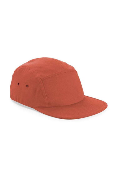 Beechfield Cotton Canvas Baseball Cap - Terracotta