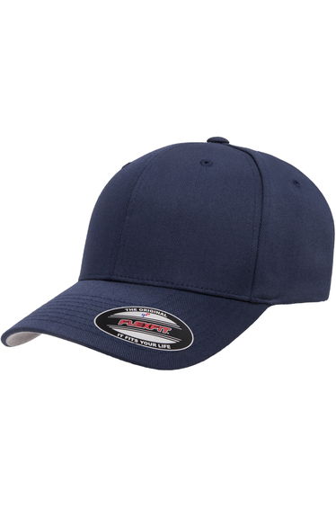 Flexfit Childrens/Kids Wooly Combed Cap - Navy