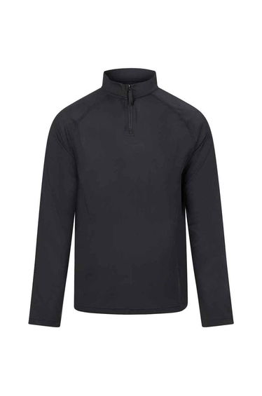 Awdis Mens Lightweight Quarter Zip Active Top - Jet Black