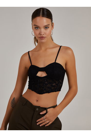 Cut Out Corset Top