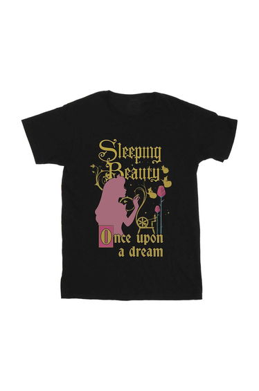Sleeping Beauty Boys Once Upon A Dream Cotton T-Shirt - Black