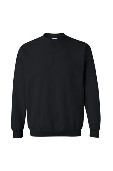 Gildan Childrens Unisex Heavy Blend Crewneck Sweatshirt (Pack Of 2) - Black