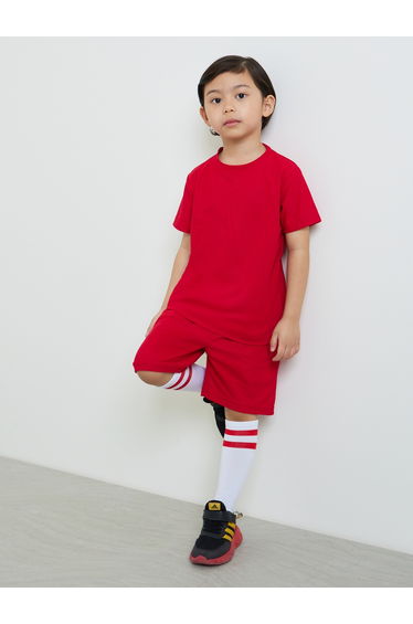 Boys Cotton Sports Jersey Shorts with Side Pocket