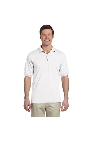Tri Dri Mens Panelled Short Sleeve Polo Shirt - White