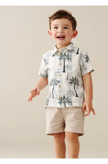 Jamie Palm Stripe Shirt