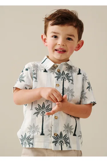 Jamie Palm Stripe Shirt