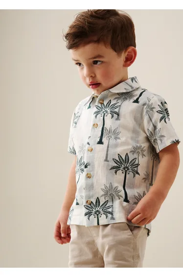 Jamie Palm Stripe Shirt