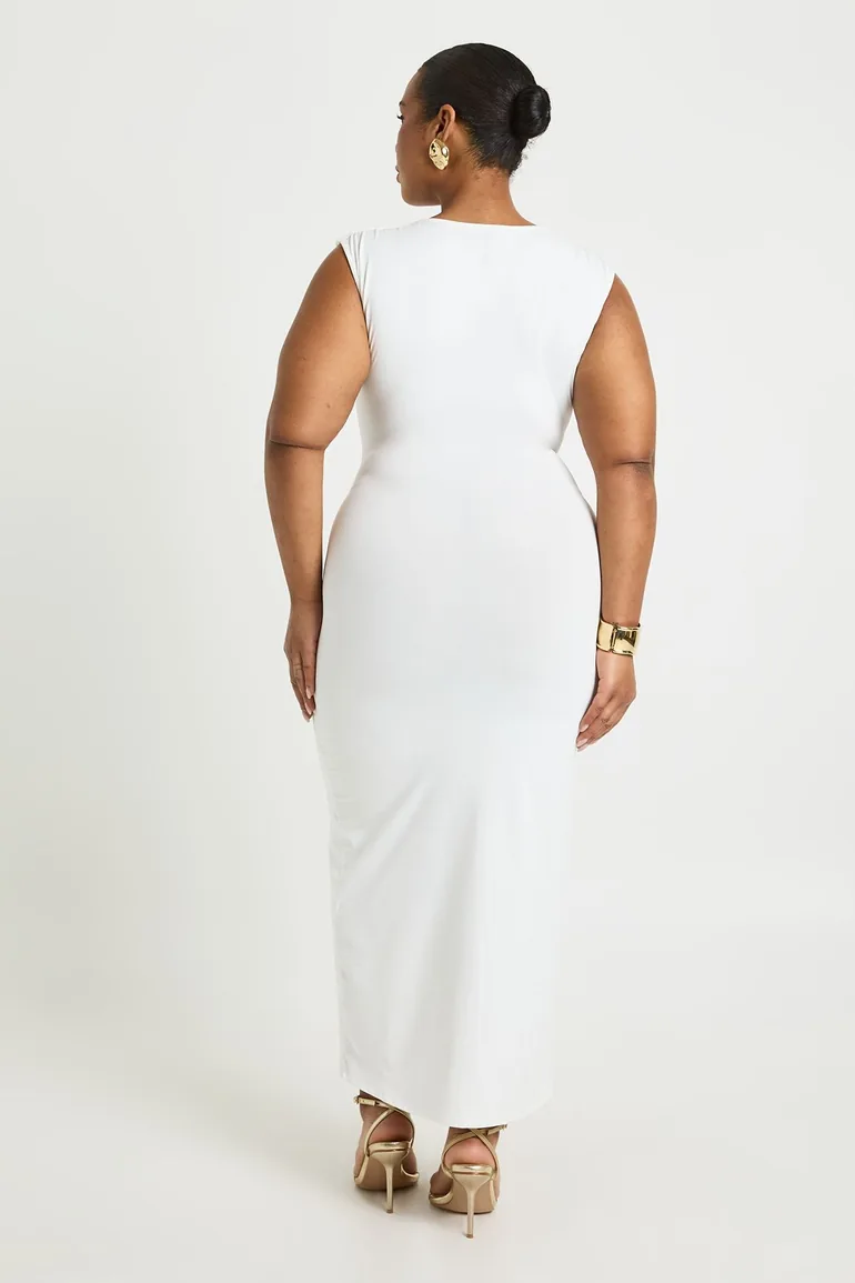 slim fit dress slacks Tiffany Long Plus-Size Beaded Prom Dress 16129 Golden Sand / 14W main image 1