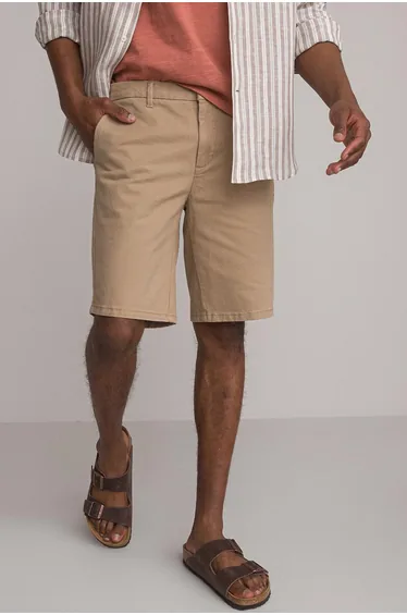 Organic Cotton Bermuda Chino Shorts