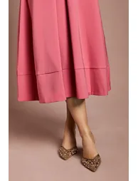 حذاء كعب عالي كوست فاشن باللون البيج - 2