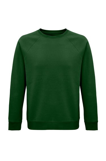 SOLS Unisex Adult Space Organic Raglan Sweatshirt - Bottle Green