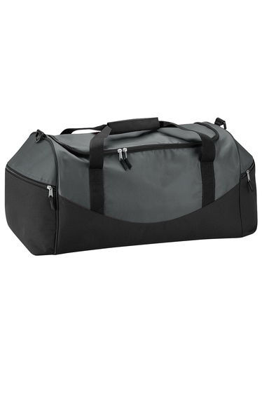 Quadra Teamwear Holdall Duffle Bag (55 Litres) - Graphite/Grey/Black