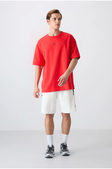 TOMMY Oversized Printed Crew Neck T-Shirt