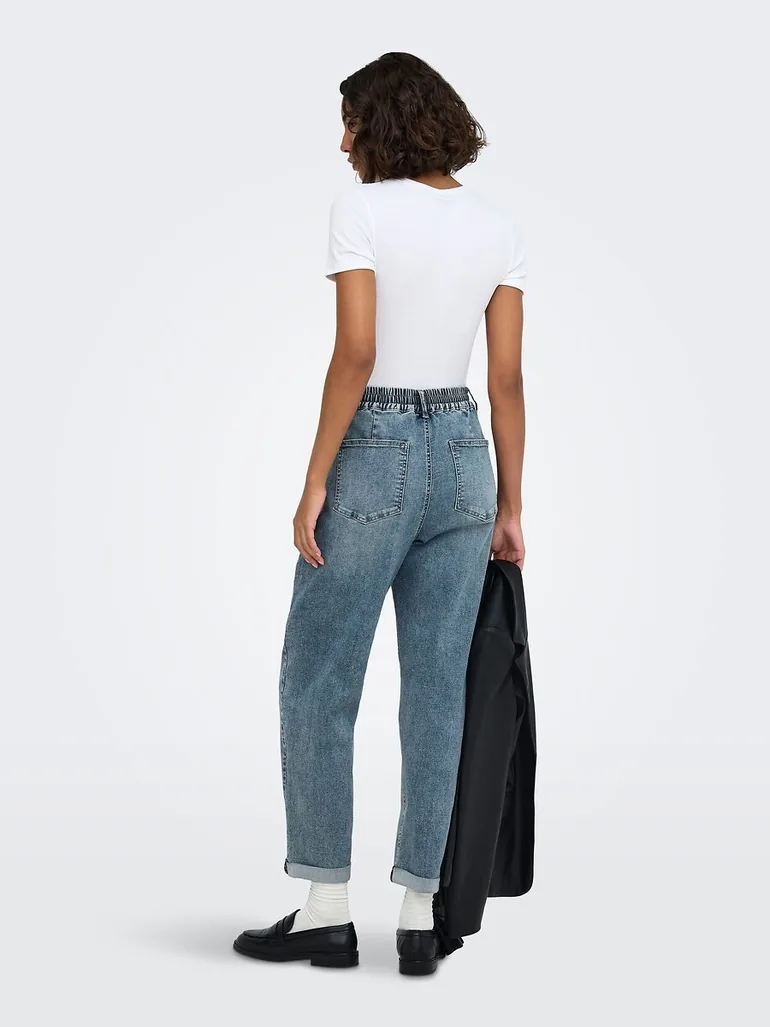 Straight Adjustable Tie Jeans - 2