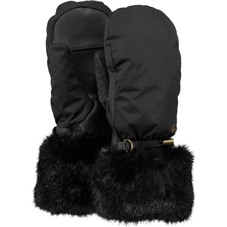 Barts Womens Empire Waterproof Faux Fur Warm Winter Ski Skiing Gloves Mittens